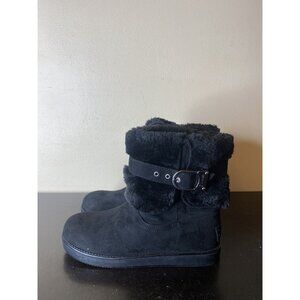 G By Guess Snow Boots Black Size 7M Aussie